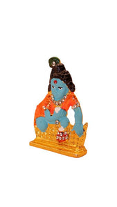 Lord Krishna,Bal gopal Statue Temple,Office decore (2.2cm x1.5cm x0.5cm) Orange