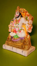 Load image into Gallery viewer, Lord Panchmukhi Hanuman Idol Bajrang Bali Murti (9cm x 5.5cm x 3cm) White