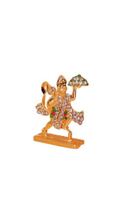 Lord Bahubali Hanuman Idol for home,car decore (1.5cm x 1cm x 0.5cm) Gold