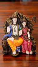 Load image into Gallery viewer, Lord Ram Darbar statue for Home/Office decoration( 10cm x14.5cm x5.5cm) Mixcolor