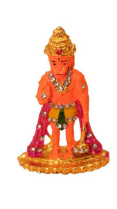 Lord Bahubali Hanuman Idol for home,car decore (2cm x 1.8cm x 0.5cm) Gold