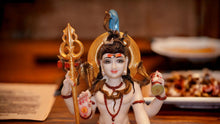 Load image into Gallery viewer, Lord Shiva Shankar Statue Bhole Nath Murti Home Decor( 24cm x15cm x7cm) Mixcolor