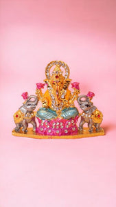 Ganesh Bhagwan Ganesha Statue Ganpati Home Decor Mixcolor