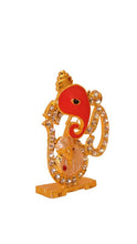 Load image into Gallery viewer, Sai Ganesh Statue Divine for Your Home/car Decor Gold