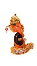Load image into Gallery viewer, Ganesh Bhagwan Ganesha Statue Ganpati for Home Decor(3cm x 2.2cm x 1cm) Gold