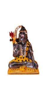 Lord Shiva Shankar Statue Bhole Nath Murti Home Decor( 2cm x 1.3cm x 0.8cm) Blue