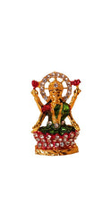 Load image into Gallery viewer, Laxmi Hindu God Hindu God laxmi fiber idol ( 1.5cm x 0.8cm x 0.3cm) Gold