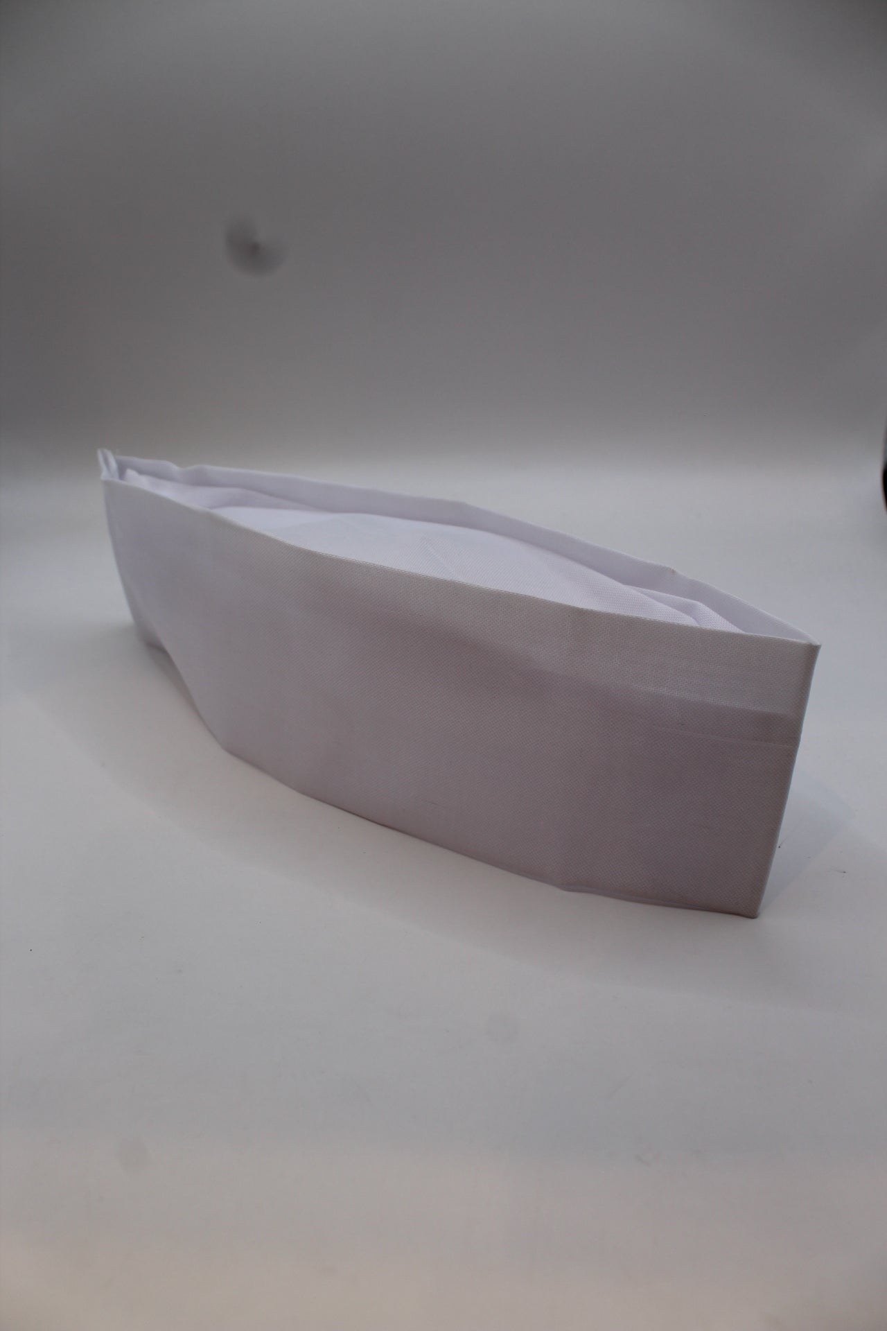White Gandhi topi, side view