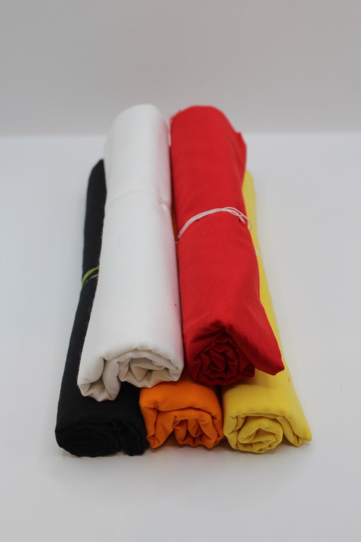 Plain cotton pooja cloth in five colours