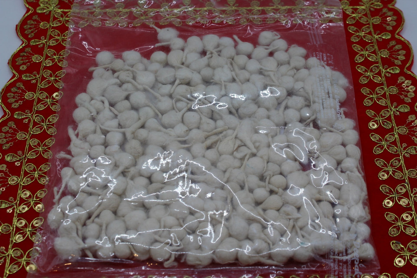 Hand-rolled cotton phool vati diya wicks in small, medium and large packs