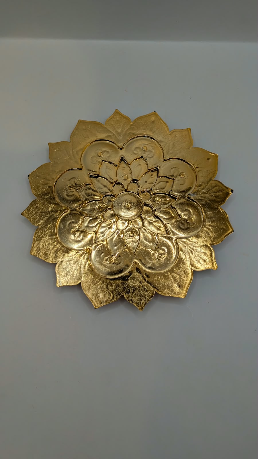 Meenakari flower rangoli, another view