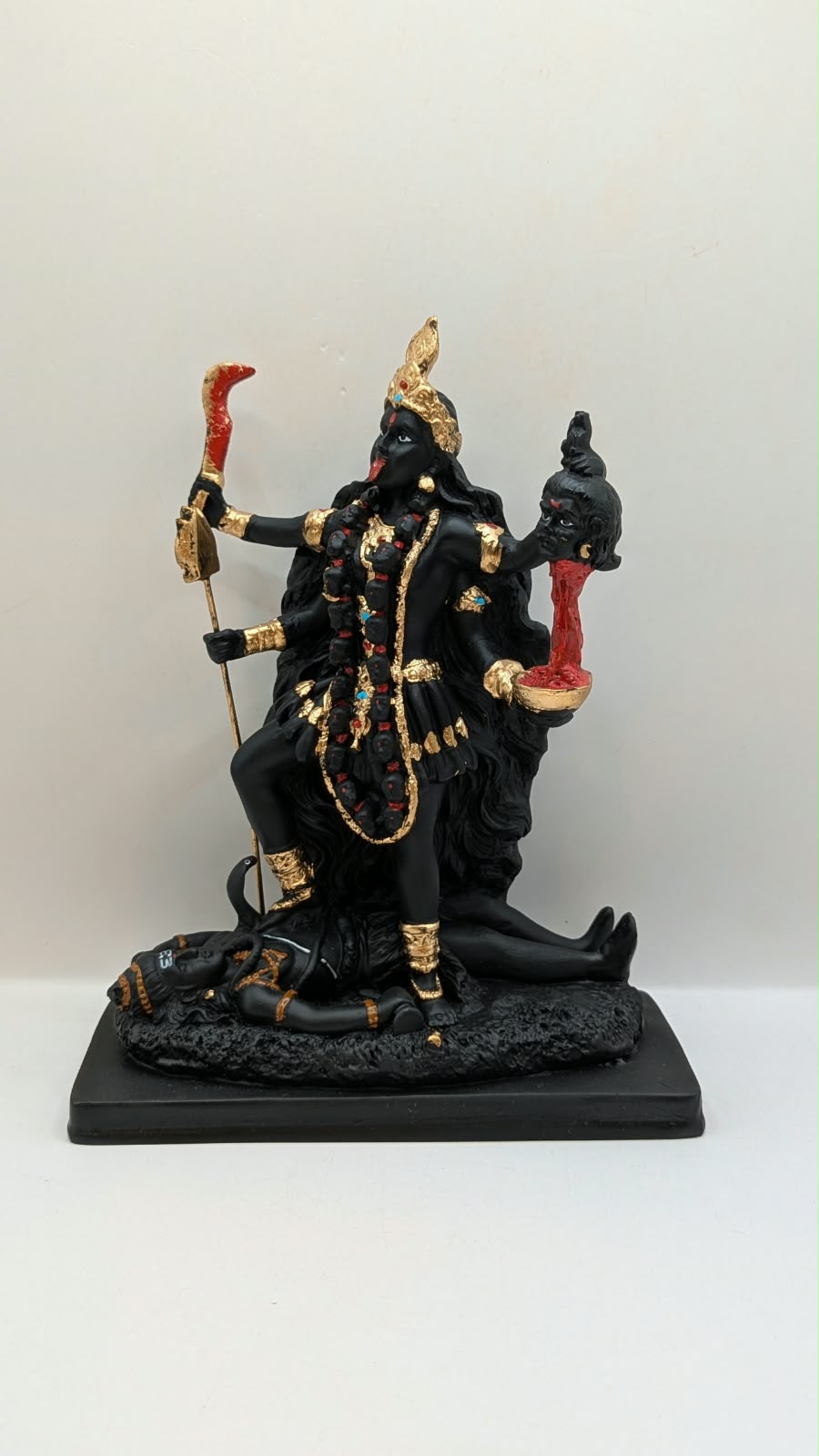 Black Kali Maa statue, front view