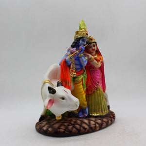 Radha Krishna,Radha Kanha Statue,for Home,office,temple,diwali Pooja multi color