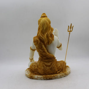 God Shiva,siva,Shankar,Mahadev,Sambhu, Bholenath statue Hindu God idol White
