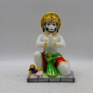 Lord Hanuman Statue,Bajarang bali,Sarangpur Hanuman White