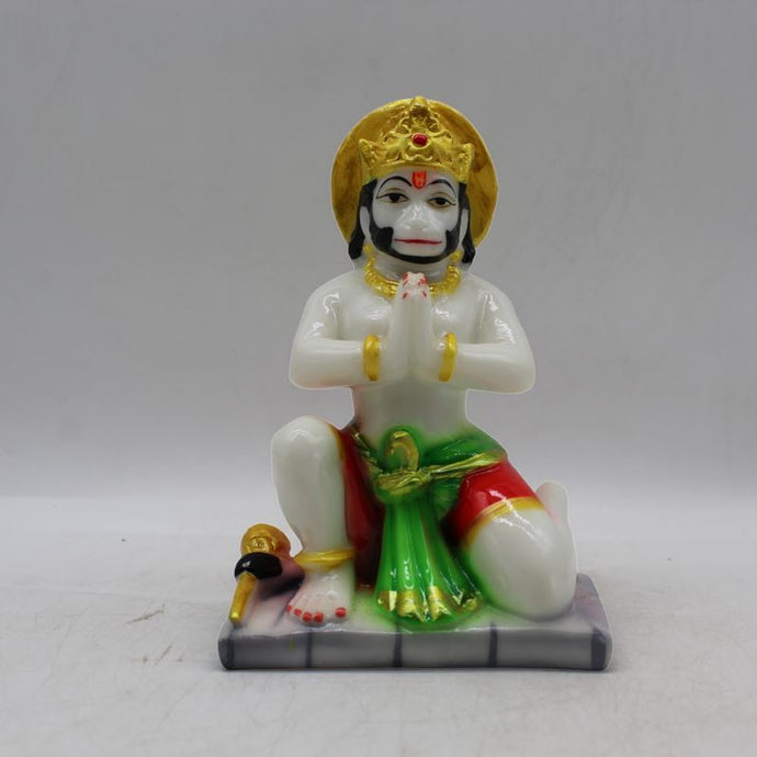 Lord Hanuman Statue,Bajarang bali,Sarangpur Hanuman White