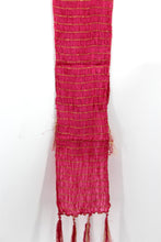 Load image into Gallery viewer, Men&#39;s Silk Crush Dupatta - Stole Chunni For Sherwani - Non Stretch size 26 x 250 cm - Stretched size 44 x 250 cm