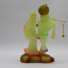 Load image into Gallery viewer, Indian Fiber Lord Radha Krishna Statue for Home &amp; office decor, temple, diwali Pooja