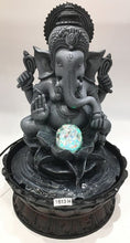 Load image into Gallery viewer, Ganesh Water Fountain Ganesha Zen Meditation Indoor Waterfall  Rolling Ball