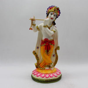 Indian Fiber Lord Krishna Statue for Home & office decor, temple, diwali Pooja