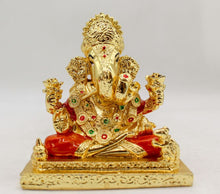 Load image into Gallery viewer, Hindu God Ganesh Modern Ganesha Statue &amp; Lord Ganpati Idol For Home Temple Home Decor, Car dashbord idol