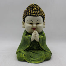 Load image into Gallery viewer, Buddha Sitting Medium,showpiece, Buddha, Baby buddha God Gift Green