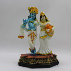 Indian Fiber Lord Radha Krishna Statue for Home & office decor, temple, diwali Pooja