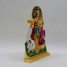 Load image into Gallery viewer, Indian Fiber Lord Radha Krishna Statue for Home &amp; office decor, temple, diwali Pooja