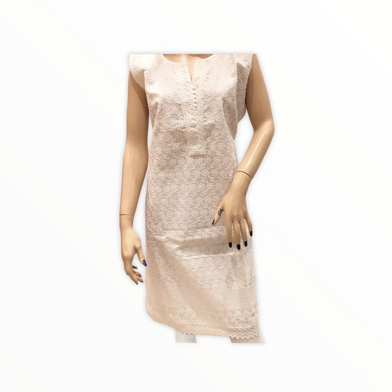 Women's Cotton Embroidered Kurta Kurti