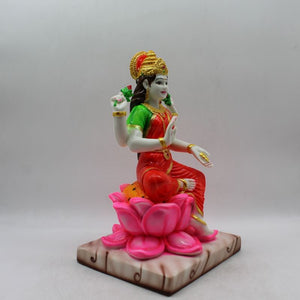 Laxmi ma Bengali laxmi/Laxmi Ma Idol-laxmi Maa Statue-Shakti Statue Brown
