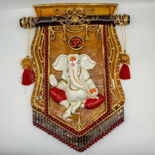 Ganesh Frame Ganesha Frame Ganpati Wall Frame Hanging Home Decore Multi color