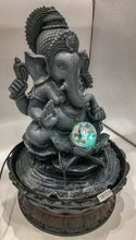 Load image into Gallery viewer, Ganesh Water Fountain Ganesha Zen Meditation Indoor Waterfall  Rolling Ball