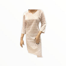 Load image into Gallery viewer, Women&#39;s Cotton Embroidered Kurta Kurti