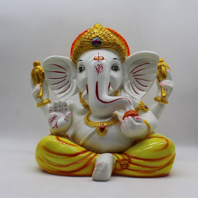 Indian Lord Ganesha Statue for Home & office decor, temple, diwali Pooja,Sitting statue of lord Ganesha