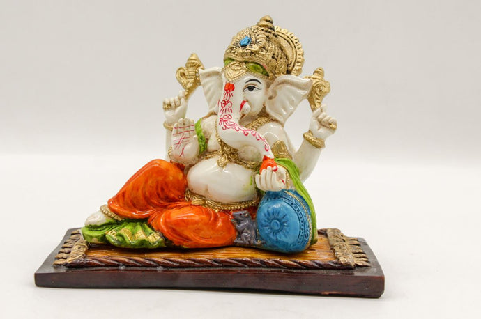 Indian Fiber Lord Ganesha Statue for Home & office decor, temple, diwali Pooja