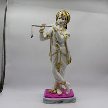Load image into Gallery viewer, Lord Krishna , Kanha, bal gopal Statue for Home &amp; office decor, temple, diwali Pooja White
