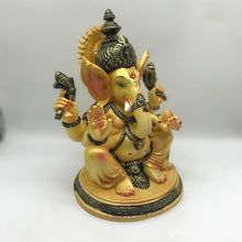 Load image into Gallery viewer, Ganesh Ganesha Ganpati Ganapati Hindu God Hindu God Ganesh fiber idol,FancyYellow