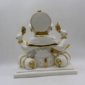 Indian Lord Ganesha Statue for Home & office decor, temple, diwali Pooja,Sitting statue of lord Ganesha