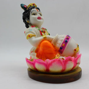 Indian Fiber Lord Krishna Statue for Home & office decor, temple, diwali Pooja