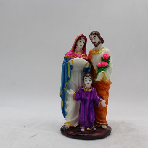 Jesus Family,Holy family, Jesus and Mary family idol, Statue Multi colour