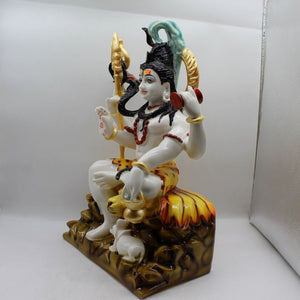 Shiva siva Shankar Mahadev Sambhu Bholenath statue Hindu God idol Multi Color