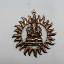 Load image into Gallery viewer, Lord Ganesha Wall Hanging -For Home Decor, Housewarming Gift, Hindu God of Luck..Metal Lord Ganesha Frame Wall Hanging Showpiece