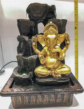 Load image into Gallery viewer, Ganesh Water Fountain Ganesha Zen Meditation Indoor Waterfall