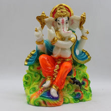 Load image into Gallery viewer, Indian Lord Ganesha Statue for Home &amp; office decor, temple, diwali Pooja,Sitting statue of lord Ganesha