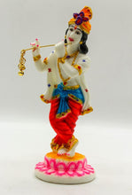 Load image into Gallery viewer, Indian Fiber Lord Krishna Statue for Home &amp; office decor, temple, diwali Pooja