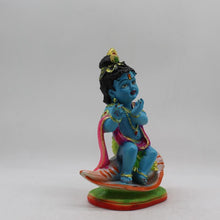 Load image into Gallery viewer, Lord Krishna , Kanha, bal gopal Statue for Home &amp; office decor, temple, diwali Pooja Blue
