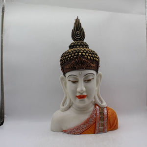 Buddha Sitting Medium,showpiece Decorative Statue Figurine God GiftWhite