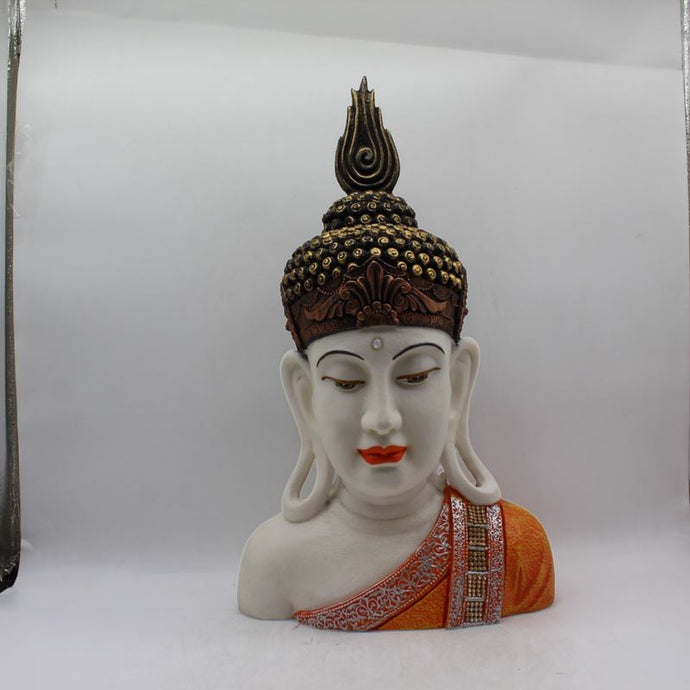 Buddha Sitting Medium,showpiece Decorative Statue Figurine God GiftWhite