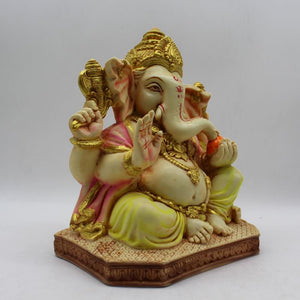 Indian Lord Ganesha Statue for Home & office decor, temple, diwali Pooja,Sitting statue of lord Ganesha