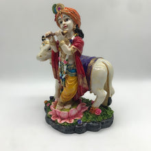 Load image into Gallery viewer, Lord Krishna Kanha Balgopal Shyam Madhava Murari Mohan Statue decoreMulti Color